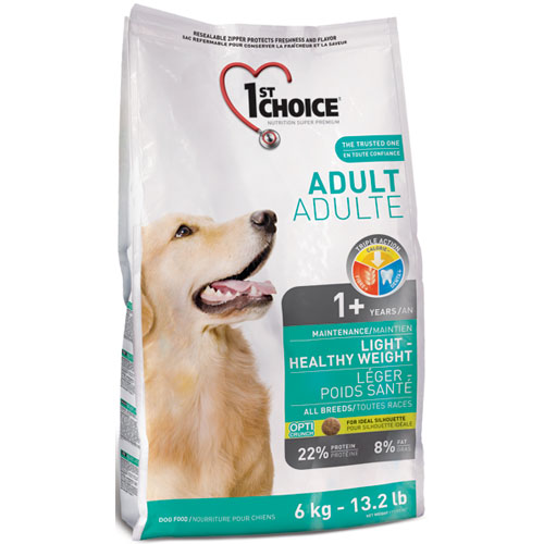 1st Choice (ФестЧойс) Light Healthy Weight. Сухой облегченный корм для взрослых собак, 6 кг